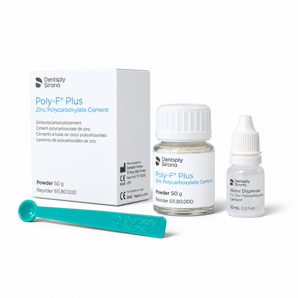 Poly-F Plus Zinc Polycarboxylate Cement - Powder