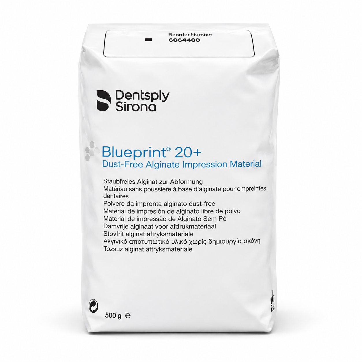 Blueprint 20+ Dust-Free Alginate Impression Material 500g