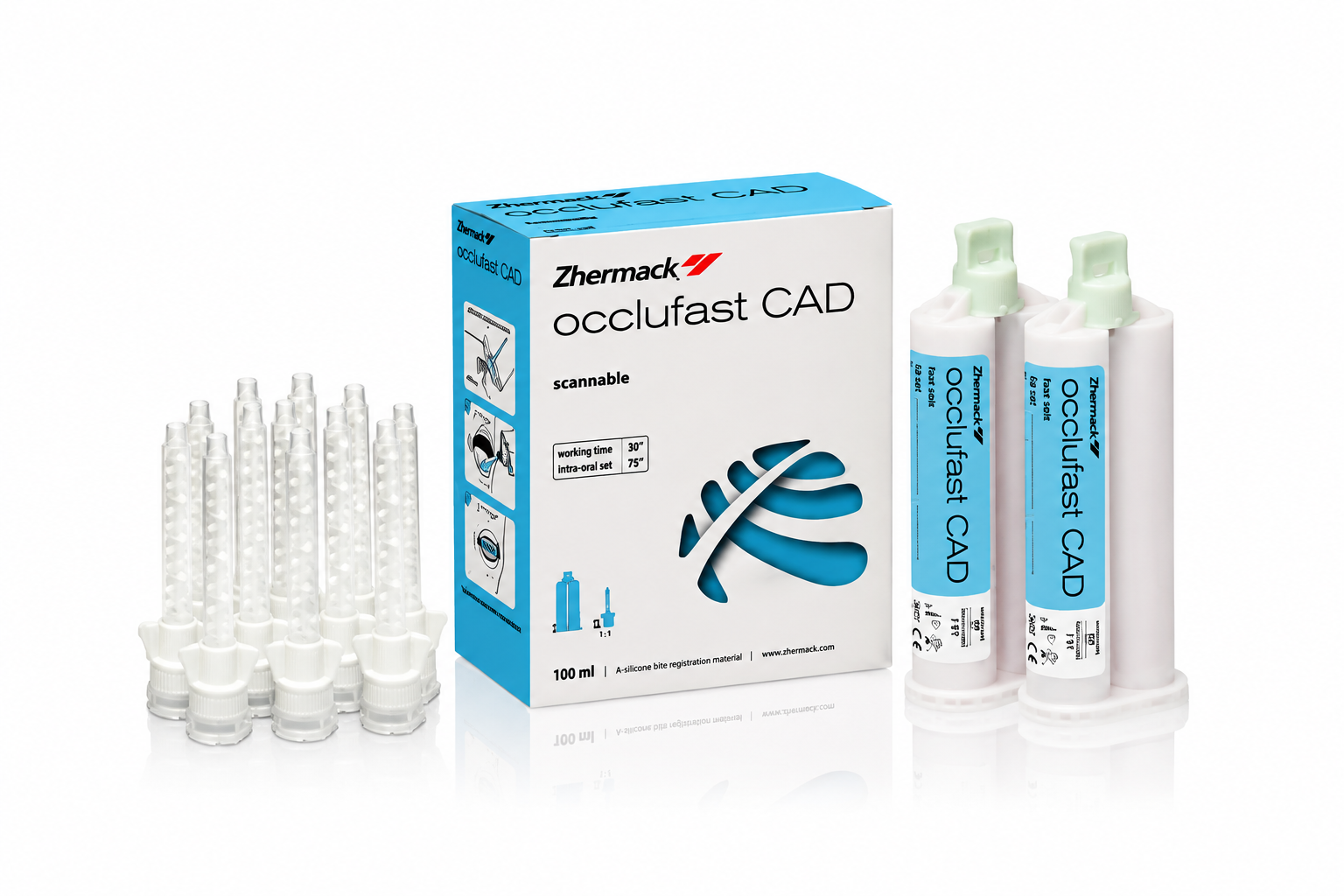 Zhermack Occlufast CAD Scannable (2X50ml) 100ml