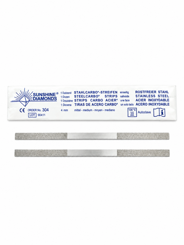 Steelcarbo Çelik Zımpara Şeridi No 304 4mm (12 Adet)