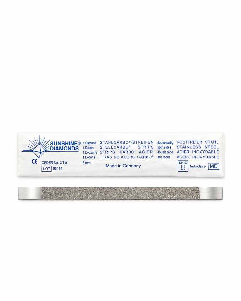 Steelcarbo Tek Taraflı Çelik Zımpara Şeridi No 316 6mm (12 Adet)