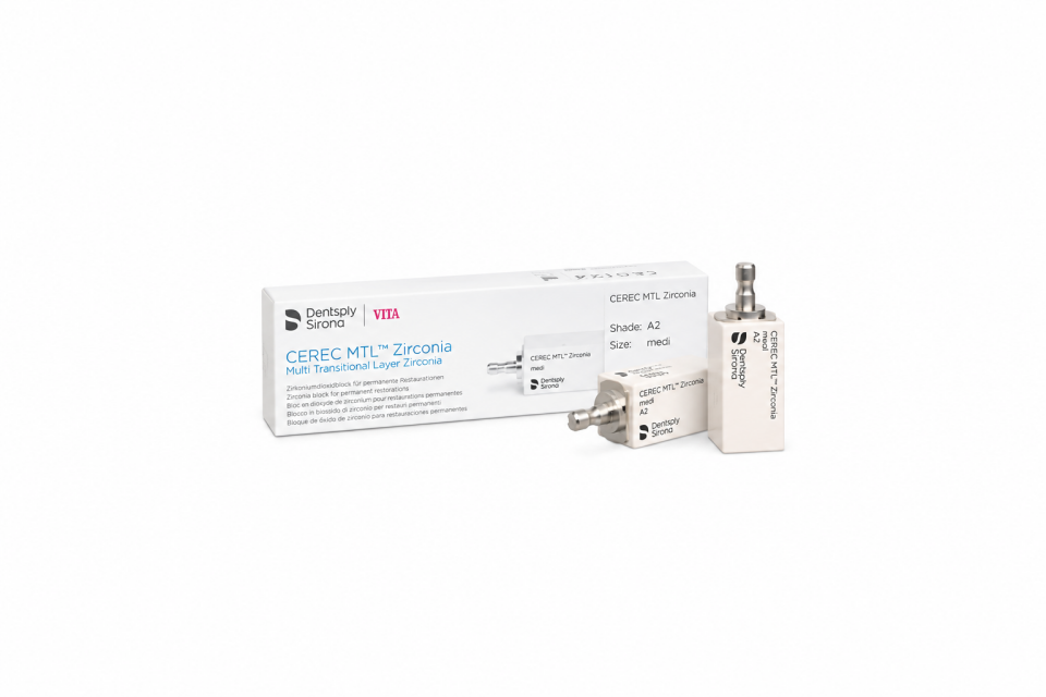 CEREC MTL Zirconia – Çok Katmanlı (CAD/CAM Zirkonyum Blok)
