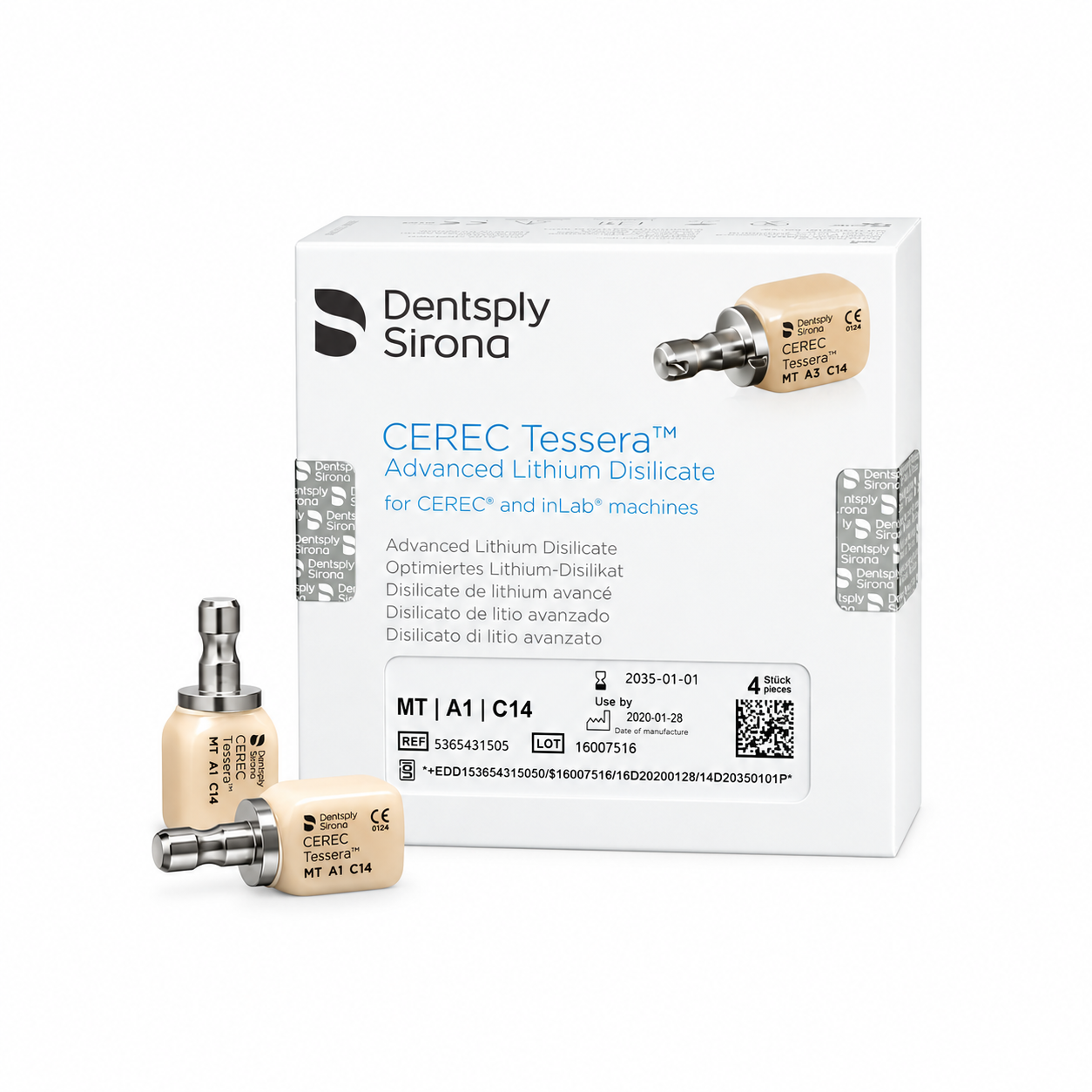 CEREC Tessera – MT (CAD/CAM Lityum Disilikat Seramik Blok)